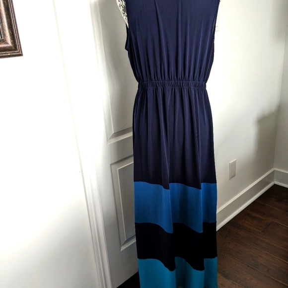 Denver Hayes sleeveless summer lounge dress, women's LG, crossover top & skirt - Picture 2 of 10